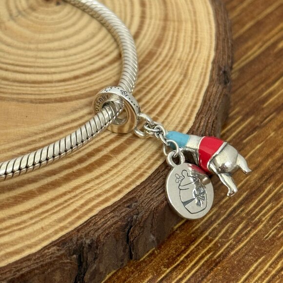 Pandora Disney Winnie the Pooh Birthday Dangle Charm - Picture 3 of 4